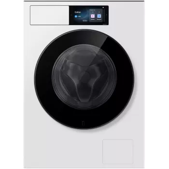 Samsung WF90H09C4WT2 Lavadora de carga frontal 9 kg 1400 rpm con tecnología Ecobubble, motor Digital Inverter, VRT Plus, Diamond Drum, pantalla LED, Blanco