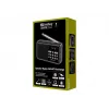 SANDBERG Speaker Radio FM+BT Recharge Altavoz Bluetooth portátil con radio FM, AUX, USB, MicroSD, 6W, Negro
