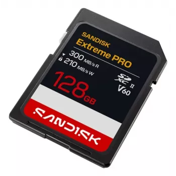 SanDisk Extreme PRO 128GB tarjeta de memoria SDXC UHS-II (V60, U3)