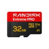 SanDisk Extreme PRO microSDHC 32GB UHS-I U3 V30 Tarjeta de memoria, velocidad de lectura de hasta 100 MB/s