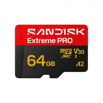 SanDisk Extreme PRO microSDXC 64GB UHS-I U3 V30 hasta 200 MB/s de lectura