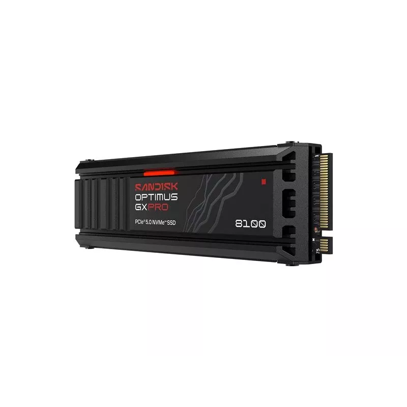 SanDisk Optimus GX PRO 8100 2TB M.2 2280 PCIe Gen5 x4 NVMe SSD con disipador integrado