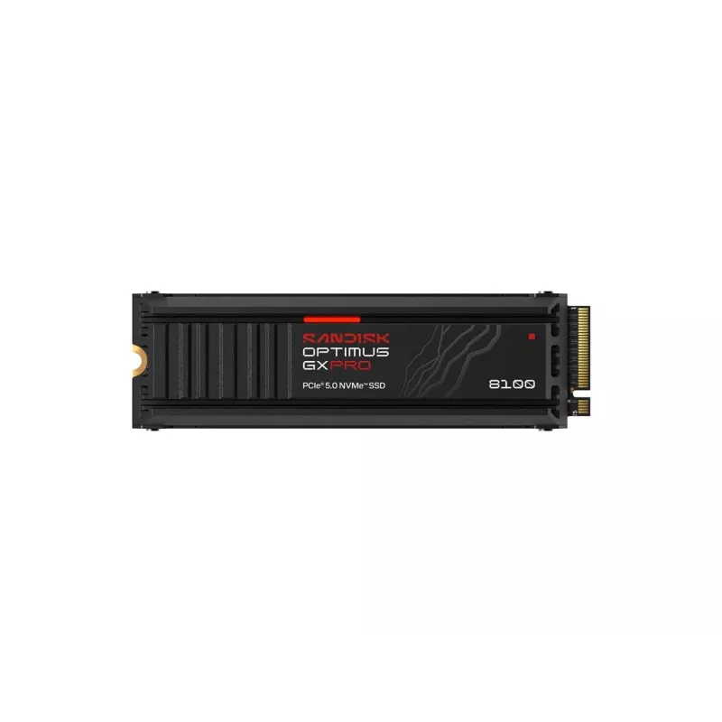 SanDisk Optimus GX PRO 8100 2TB M.2 2280 PCIe Gen5 x4 NVMe SSD con disipador integrado