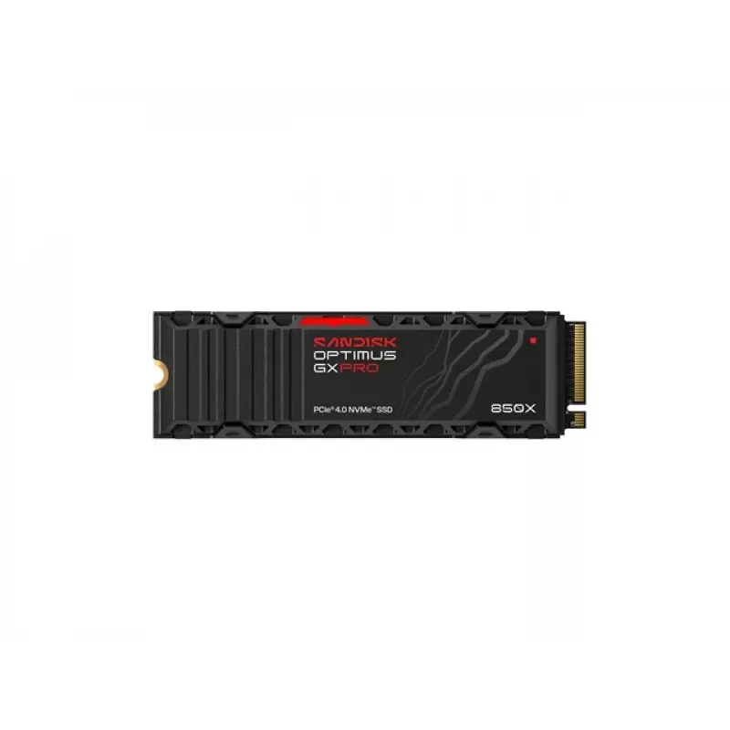 SanDisk Optimus GX PRO 850X 4TB SSD interno, M.2 2280 D5-M, PCIe 4.0 x4 NVMe, cifrado TCG Opal 2.01, disipador integrado