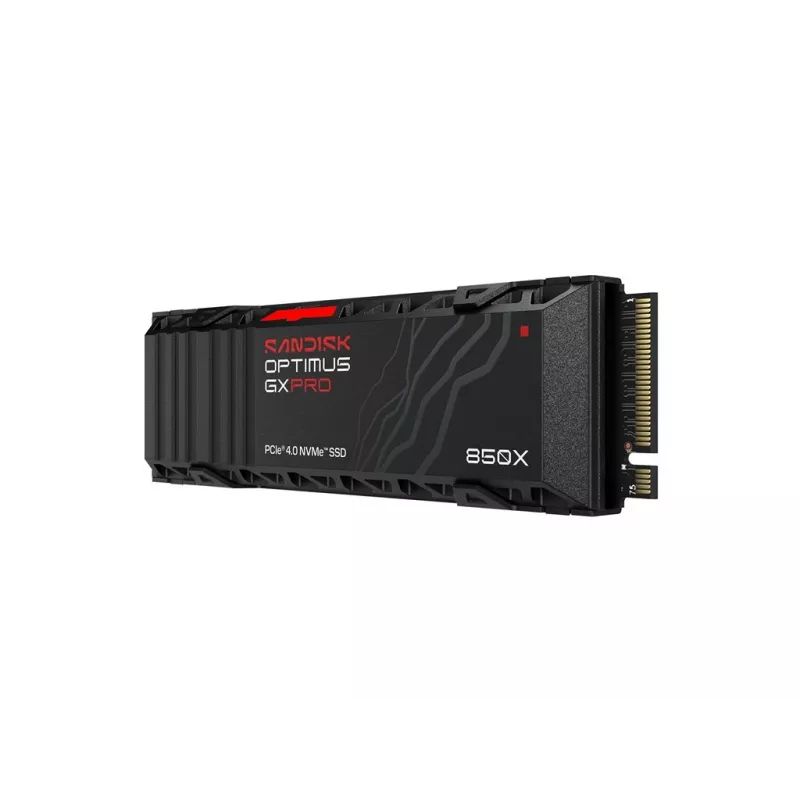 SanDisk Optimus GX PRO 850X 4TB SSD interno, M.2 2280 D5-M, PCIe 4.0 x4 NVMe, cifrado TCG Opal 2.01, disipador integrado