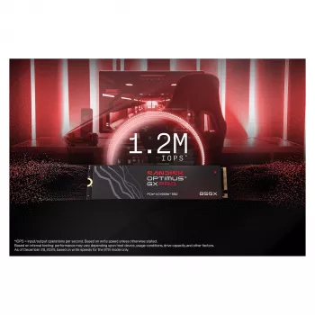 SanDisk Optimus GX PRO 850X 8TB M.2 2280 PCIe Gen4 x4 SSD NVMe con cifrado AES-256 bits
