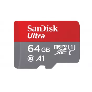 SanDisk Ultra 64GB Tarjeta de memoria microSDXC con adaptador SD