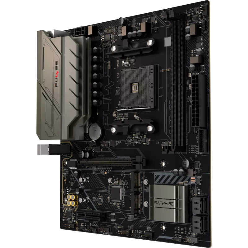 SAPPHIRE PULSE B550M Placa base AMD AM4 DDR4 Micro-ATX