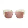 Sartorialeyes ST508-05 Gafas de sol rectangulares de mujer Negro/Gris UV400