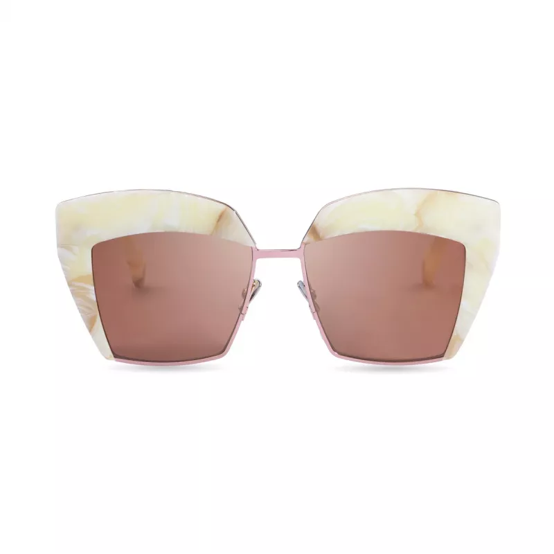 Sartorialeyes ST508-05 Gafas de sol rectangulares de mujer Negro/Gris UV400