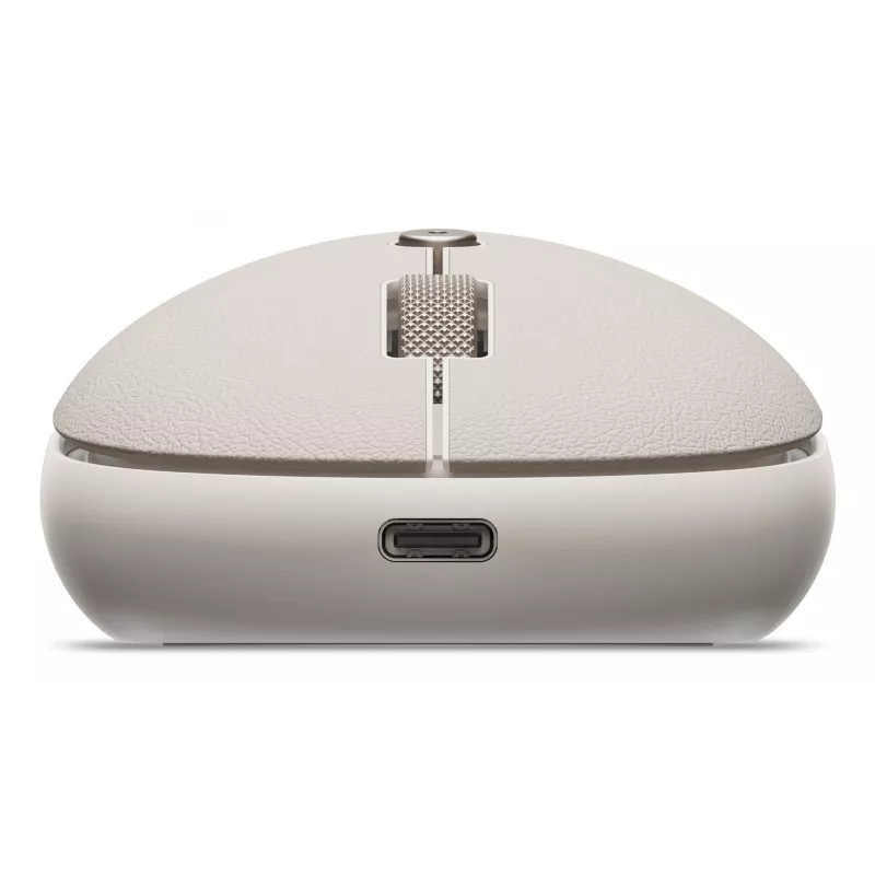 Satechi OntheGo Ratón – inalámbrico Bluetooth y 2,4GHz USB-A, recargable, multidispositivo, arena