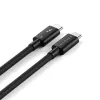 SATECHI Cable Thunderbolt 5 Pro 1m USB-C a USB-C – 120Gbit/s, 240W, Negro
