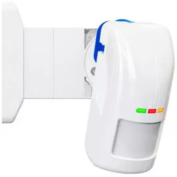 SATEL BRACKET E-5 Soporte de montaje con rótula para detector de movimiento exterior, blanco, compatible con ABAX2