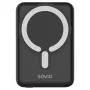Savio BA-12 batería externa inalámbrica magnética 10000 mAh negra