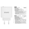 SAVIO LA-14 Cargador de pared de 20W con Power Delivery 3.0
