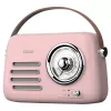 SAVIO RS-03 radio portátil FM/AM con reproducción MP3 USB/SD, rosa