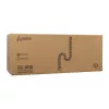 Sbox CC-1016B Organizador de cables, negro