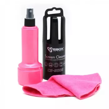 Sbox CS-5005P limpiador de pantallas 150ml rosa