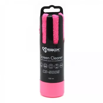 Sbox CS-5005P limpiador de pantallas 150ml rosa