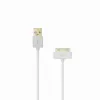 SBOX IPH4 cable USB-A a Apple 30-Pin, 2m, blanco, carga y datos