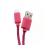 SBOX USB-1031P cable USB a Micro-USB 1m rosa