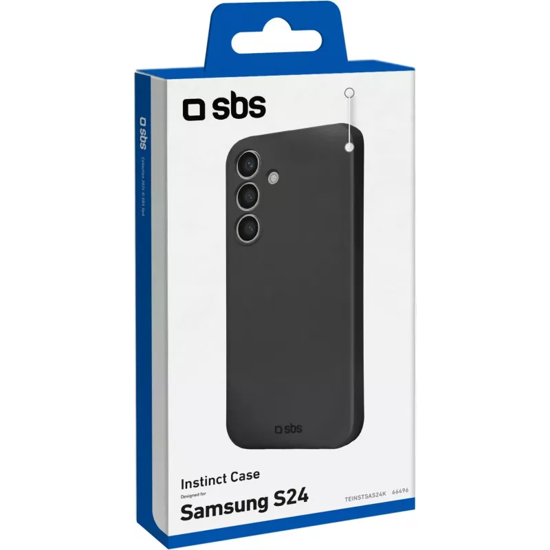 SBS Instinct Funda para Samsung Galaxy S24, negro TEINSTSAS24K
