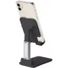 SBS Mobile TASTAND soporte universal plegable para e-readers, smartphones y tablets hasta 12 pulgadas – negro y plata