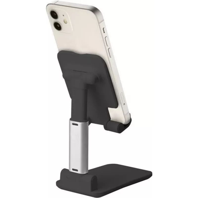 SBS Mobile TASTAND soporte universal plegable para e-readers, smartphones y tablets hasta 12 pulgadas – negro y plata
