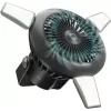 SBS Ventilador portátil con power bank de 4000 mAh, luz LED y carga solar