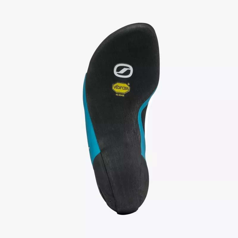 Pies de gato Scarpa Boostic - downturn agresivo, Vibram XS Edge, parte superior de microfibra, unisex