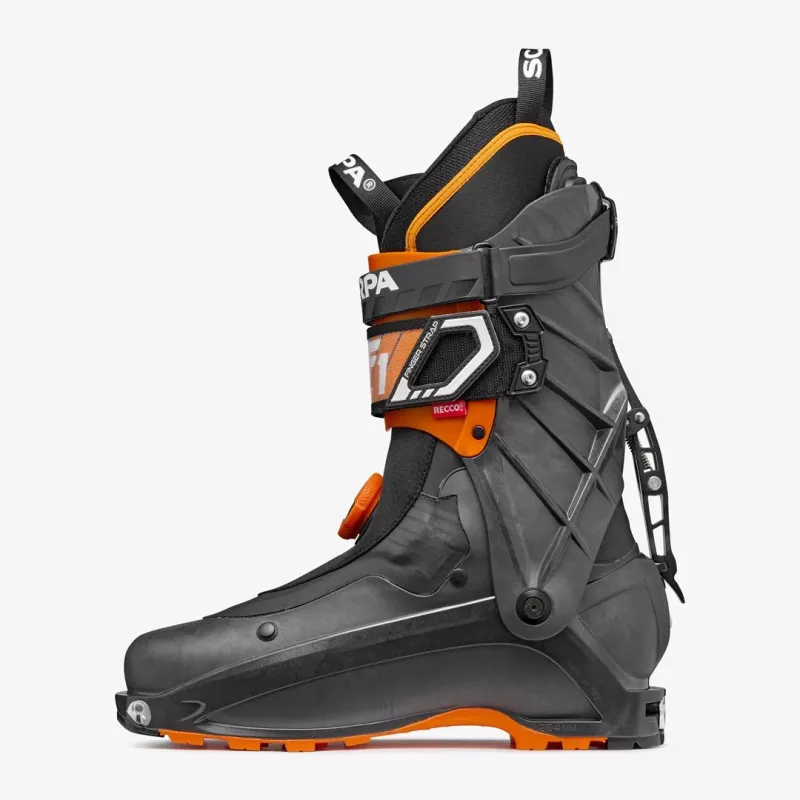 SCARPA F1 LT Bota de esquí de travesía 26.0 Mondo Carbon Black