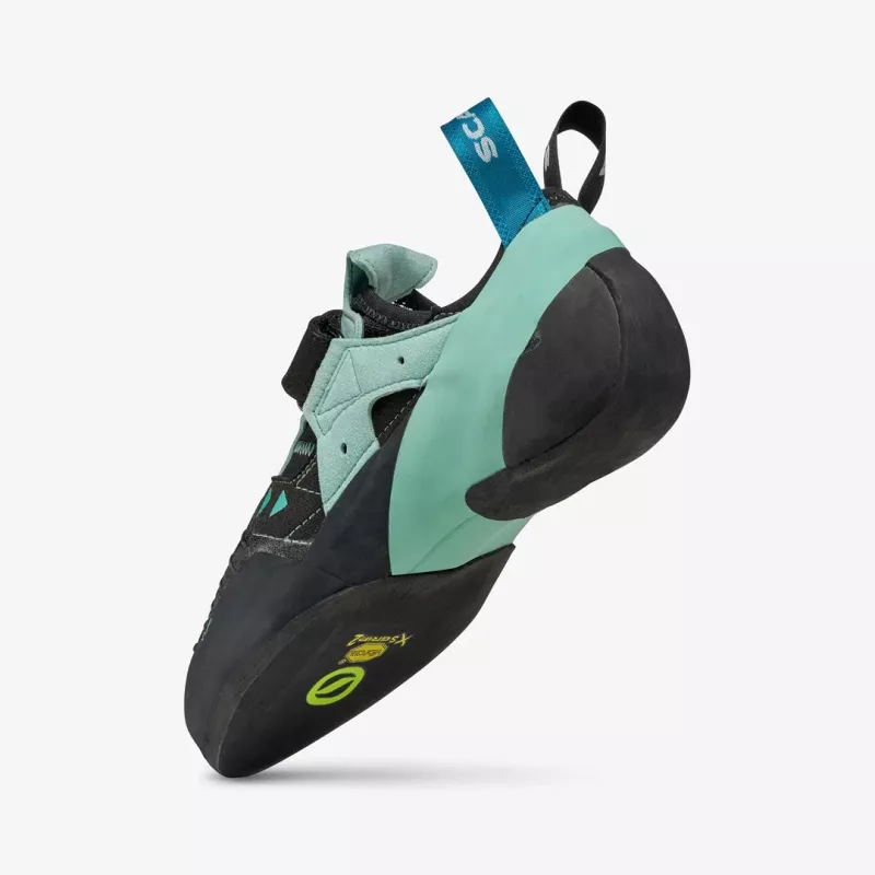 Scarpa Instinct VS pies de gato mujer, 36.5, negro/aqua