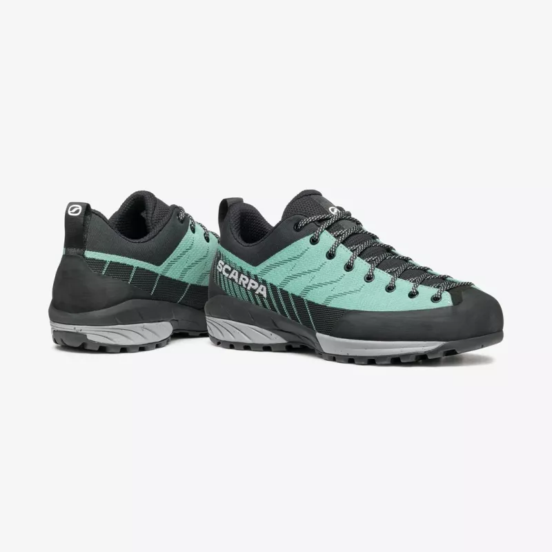 SCARPA Mescalito Planet Woman Zapatilla de aproximación 38.5 Jade/Black