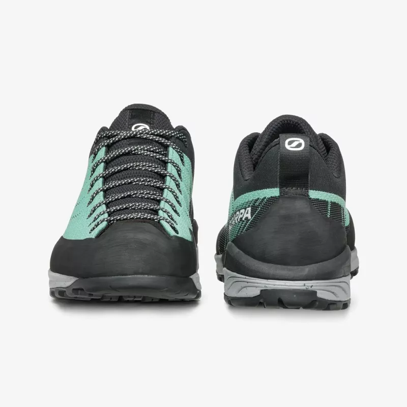 SCARPA Mescalito Planet Woman Zapatilla de aproximación 38.5 Jade/Black