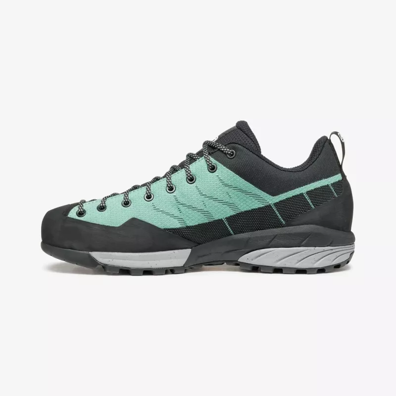 SCARPA Mescalito Planet Woman Zapatilla de aproximación 38.5 Jade/Black