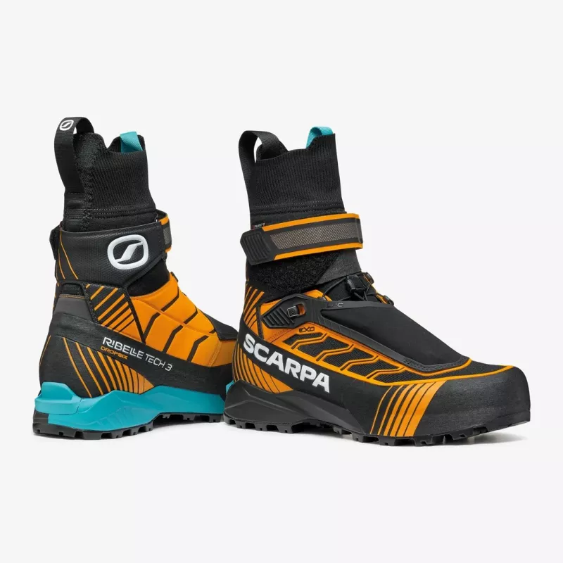 Scarpa Ribelle Tech 3 HD Botas de alpinismo - Black/Bright Orange - Talla 38 EU