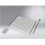 SCHÄFER IT SYSTEMS Estante fijo para rack 19 pulgadas 1U 448x400mm Gris claro 6550400
