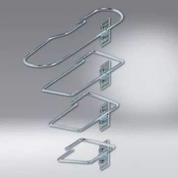 Schäfer IT Systems 7968300 abrazadera para cables, plata
