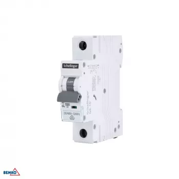 Schelinger A02-G9-1P-B10 Interruptor automático unipolar tipo B 10A, poder de corte 10kA, certificado VDE