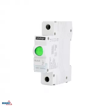 SCHELINGER A15-SL8-ZI piloto de señalización LED verde 230V AC IP65 montaje 22mm