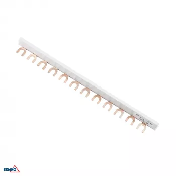 SCHELINGER A19-BB-1F Barra colectora monofásica tipo U 10mm² 12 módulos 63A