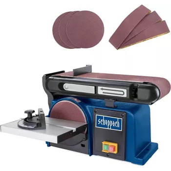 SCHEPPACH Lijadora de banda y disco 370W 230V