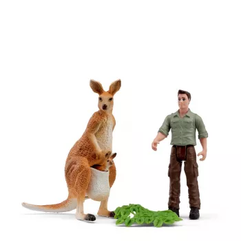 Schleich Pocket Set! Tour canguro con ranger