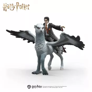 Schleich Wizarding World Harry Potter Harry Potter sobre Buckbeak