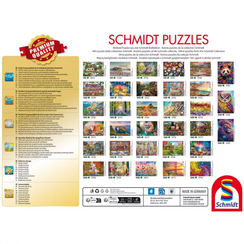 SCHMIDT SPIELE Estudio junto al mar (1000 piezas)
