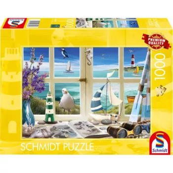 SCHMIDT SPIELE Estudio junto al mar (1000 piezas)