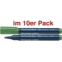 Schneider 130 rotulador permanente, punta redonda, verde, 1,0-3,0 mm, recargable 113004