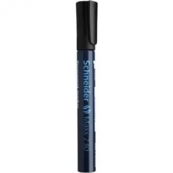 Schneider Maxx 230 Rotulador permanente negro aluminio punta redonda 123001