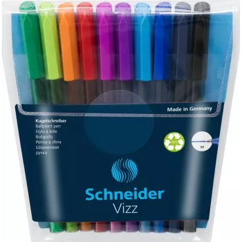 Schneider Vizz M Set de bolígrafos con 10 colores diferentes Medium 102290