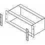 SCHROFF tapa ciega 3U sin asa 4HP aluminio 34561197